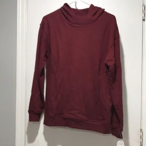 Kids burgundy hoodie